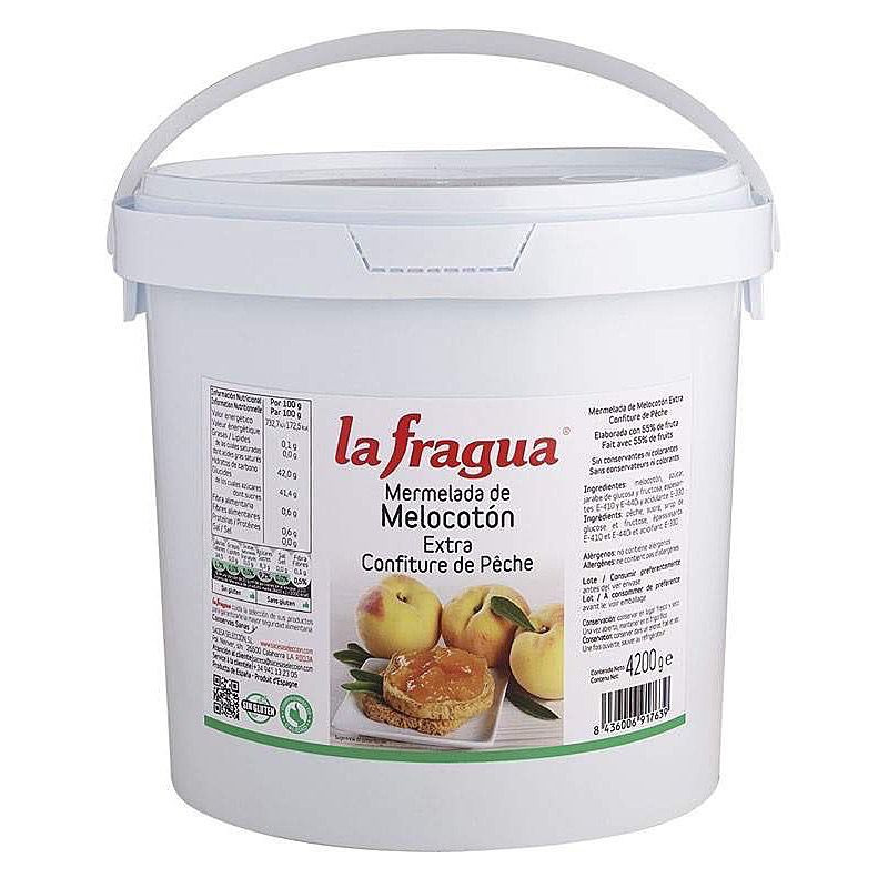 MERMELADA DE MELOCOTÓN EXTRA CUBO 4/4200g